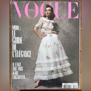 VOGUE Paris 996 April 2019 Lagerfeld Bailey Rubinstein Sims Inez